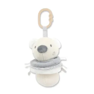 Jucarie de plus cu vibratii pentru bebelusi Lorelli Natural Ursulet Bej