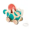 Jucarie de tras din lemn Hape Roll and Rattle Kitten