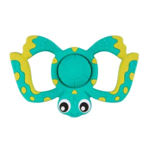 Jucarie dentitie din silicon PlayGro Testoasa 6 luni+