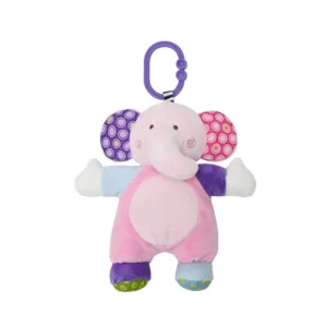 Jucarie din plus pentru bebelusi Lorelli Elephant Pink