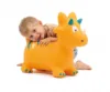 Jucarie gonflabila Ludi Dinozaur saltaret galben