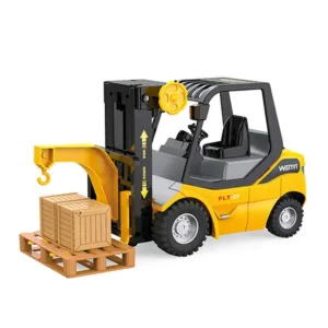 Jucarie motostivuitor cu palet si roti pivotante scara 1:14