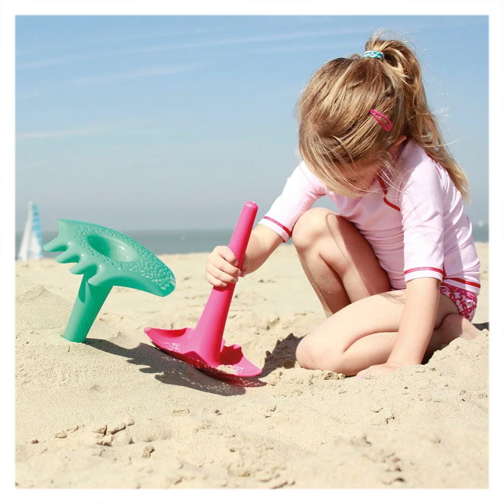 Jucarie multifunctionala pentru nisip Triplet Turcoaz