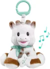 Jucarie muzicala de plus Girafa Sophie 20 cm