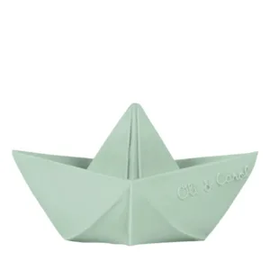 Jucarie pentru baie Barcuta Origami menta