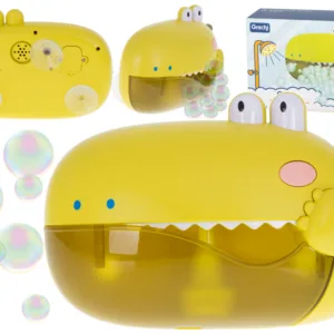 Jucarie pentru baie generator de spuma Yellow Crocodile