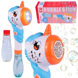 Jucarie pentru baloane de sapun cu lumini Bubble Unicorn