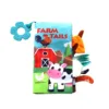Jucarie pentru bebelusi Kikka Boo carticica textila Farm Tails