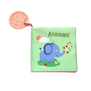 Jucarie pentru bebelusi Kikka Boo carticica textila animale