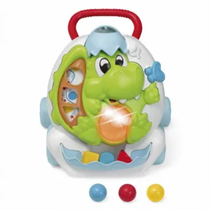 Jucarie pentru copii Chicco 2 in 1 centru de activitati si antemergator Dinozaur
