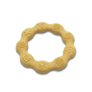 Jucarie pentru dentitie bebelusi Lorelli Baby Care Inel Yellow