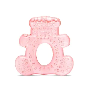 Jucarie pentru dentitie cu apa Lorelli Baby Care Bear Shell Pink
