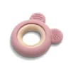 Jucarie pentru dentitie din silicon Lorelli Baby Care Deep Pink