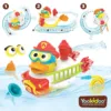 Jucarie rata pompier cu motor si 15 accesorii Yookidoo
