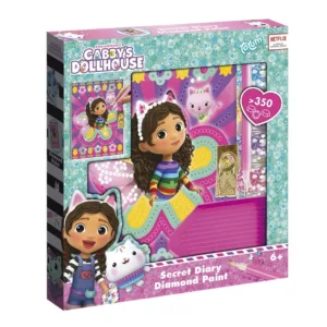 Jurnal de decorat cu pietricele Totum Gabby s Dollhouse