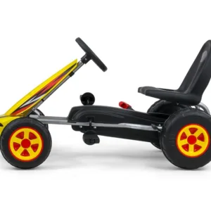Kart cu pedale robust +3 ani Viper yellow