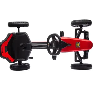 Kart cu pedale si roti EVA Nichiduta Speed Red