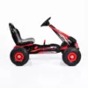 Kart cu pedale si roti gonflabile Top Racer Red