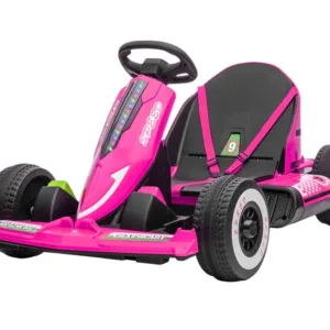 Kart electric pentru copii Nichiduta Speed Fucsia 12V 90W cu telecomanda