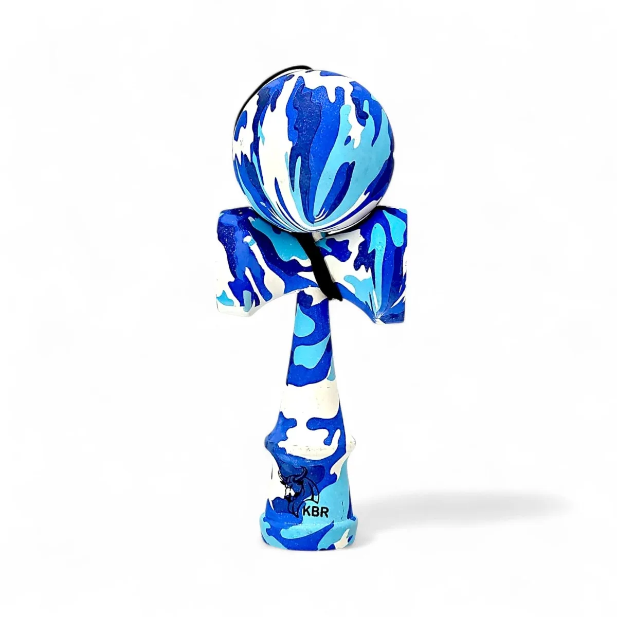 Kendama KBR Camouflage Albastru Full Rubber Grip