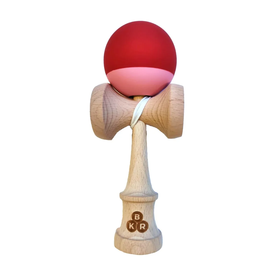 Kendama KBR Skirty Rosu cu Roz