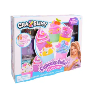 Kit CraZArt Cupcake cu Jeleuri Colorate pentru modelat si decorat