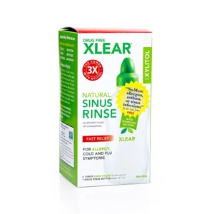 Kit complet pentru irigarea si curatarea cailor nazale Neti Rinse ingrediente 100 naturale