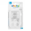 Kit de manichiura pentru bebelusi si copii Akuku White cu forfecuta