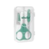 Kit de manichiura pentru bebelusi si copii Akuku Verde cu forfecuta
