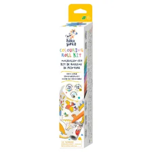 Kit rola de desenat 3 m si 12 creioane colorate cerate