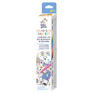 Kit rola de desenat 3 m si 12 creioane colorate cerate