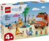 LEGO® Bluey - Calatoria familiei lui Blue cu masina la plaja (11202)