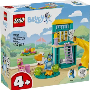 LEGO® Bluey - Distractie la locul de joaca cu Blue si Chloe (11201)