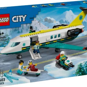 LEGO® City - Avion-ambulanta pentru urgente (60465)