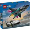 LEGO® City - Avion cu reactie vs masina (60489)