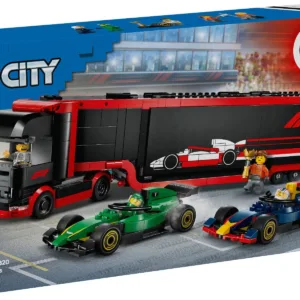 LEGO® City - Camion F1 cu masinile F1 RB20 si AMR24 (60445)
