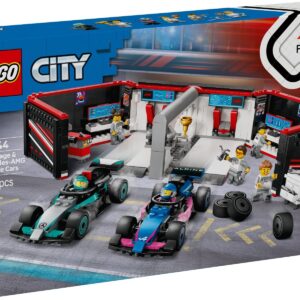 LEGO® City - Garaj F1 cu masini Mercedes-AMG si Alpine (60444)