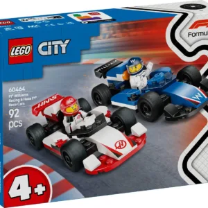 LEGO® City - Masini de curse F1 Williams Racing si Haas F1 (60464)