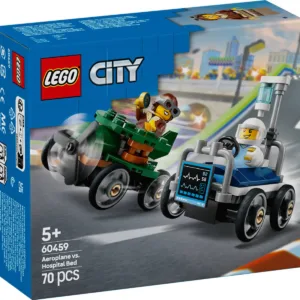 LEGO® City - Pachet de curse Avion vs. pat de spital (60459)