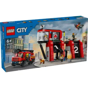 LEGO® City - Statie si camion de pompieri (60414)