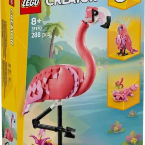 LEGO® Creator - Animal salbatice: Flamingo roz (31170)