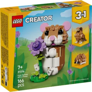 LEGO® Creator - Hamster adorabil cu o floare (31376)