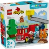 LEGO® DUPLO - Camion de pompieri cu furtun si pompier (10473)