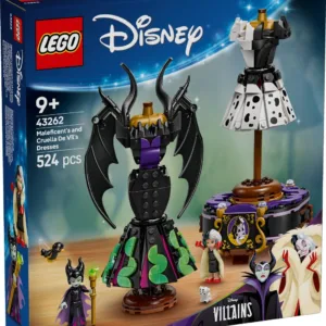 LEGO® Disney Classics - Rochiile lui Maleficent si Cruella De Vil (43262)