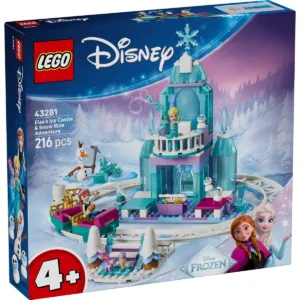 LEGO® Disney Princess - Aventura cu sania pe sine la castelul de gheata al Elsei (43281)