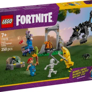 LEGO® Fortnite - Tabara lui Peely si Sparkplug (77075)
