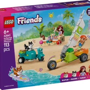 LEGO® Friends - Aventuri cu catei la surfing si pe scuter (42641)