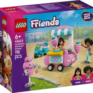 LEGO® Friends - Taraba cu vata de zahar si scuter (42643)