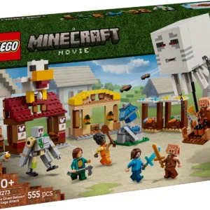 LEGO® Minecraft - Atacul baloanelor Ghast asupra satului (21273)