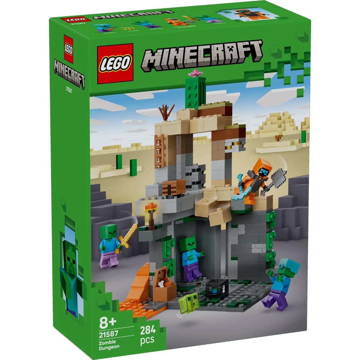 LEGO® Minecraft - Temnita cu zombi (21587)